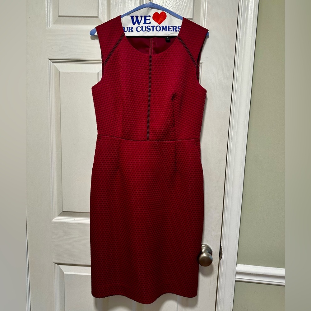 Elegant Burgundy J Crew Dress - Size 6